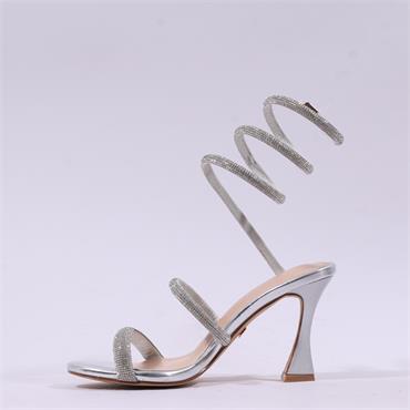 Una Healy Maneater Twist High Heel - Chrome